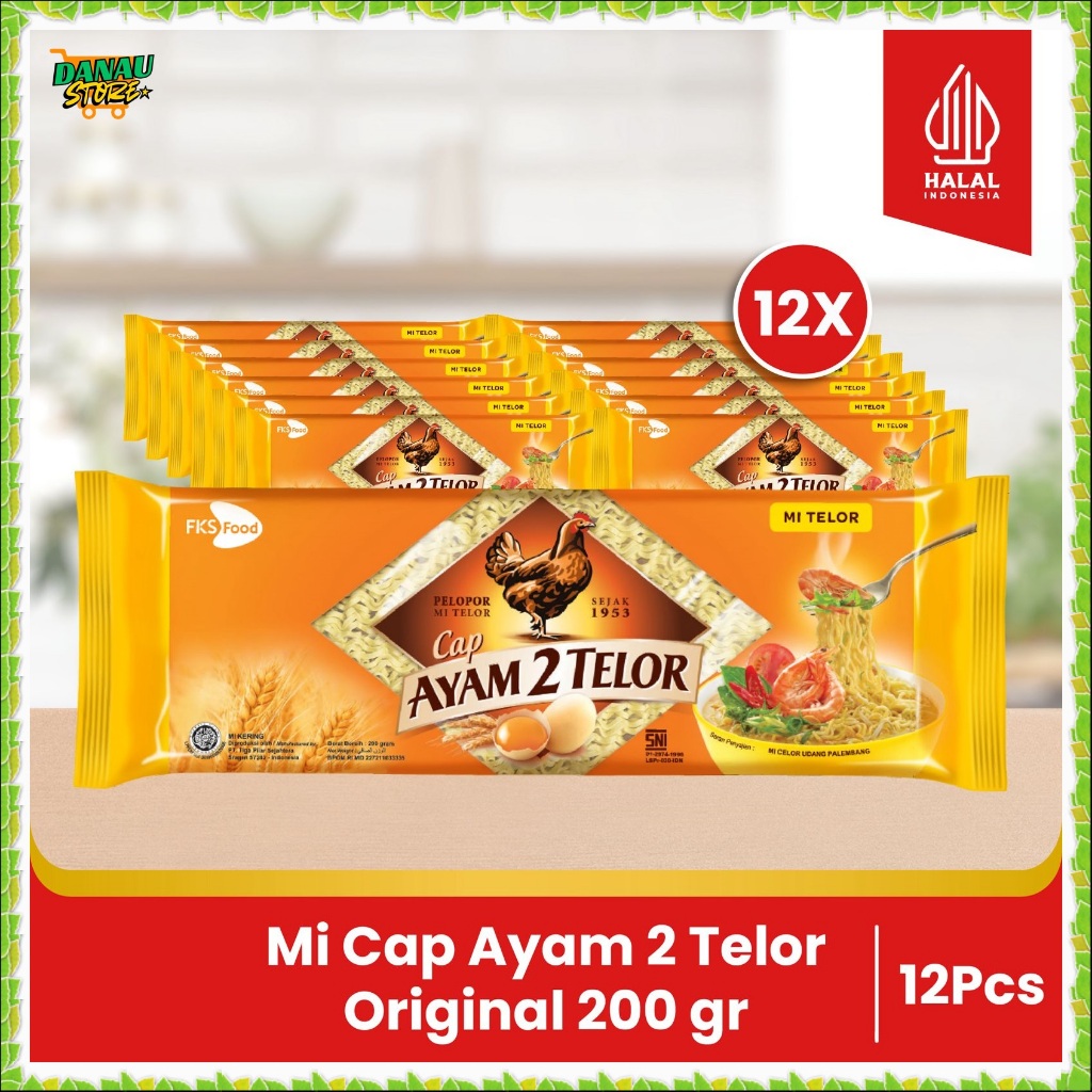 

Paket Bundling - Mi Cap Ayam 2 Telor - Original - Lebar Keriting - 200gr - 12pcs
