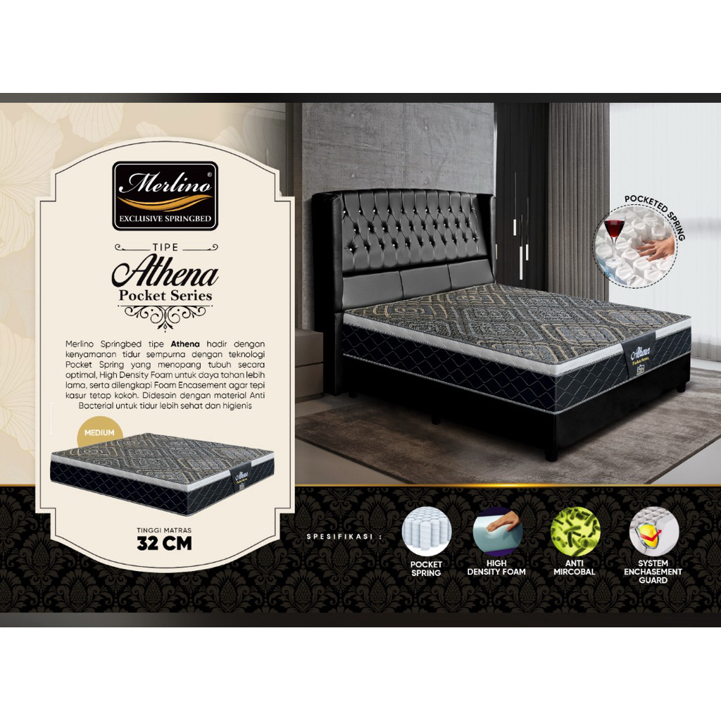 Springbed Merlino Athena Pocket Spring