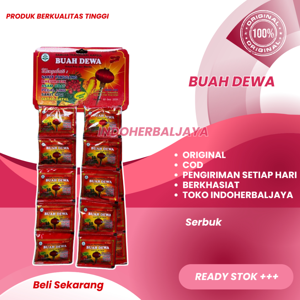 

Buah Dewa Original Kapsul 20 Sachet