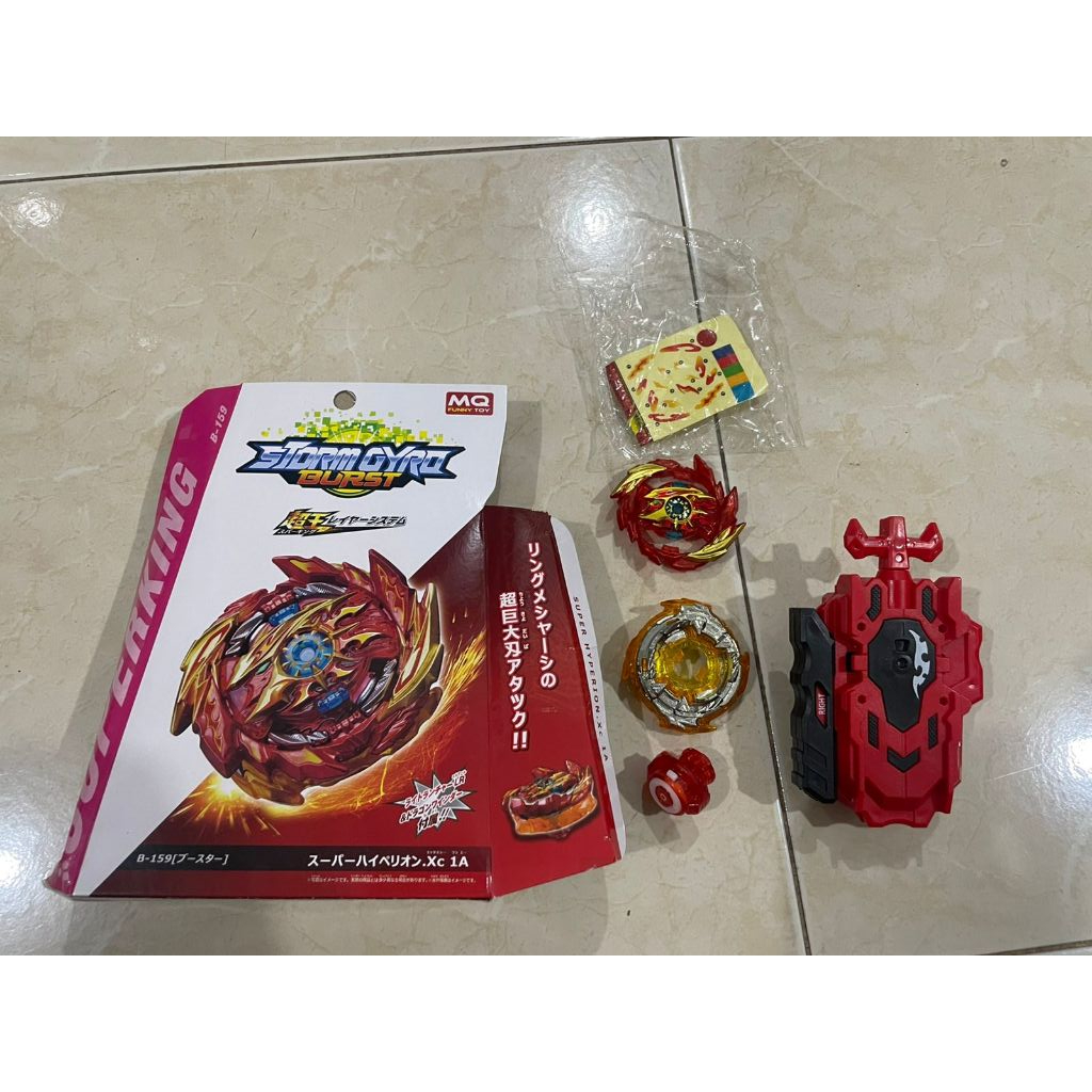 Gasing Gangsing Bey Superking Hyperion B159 Hyperion Burn Stellar Hyperion Hadiah Natal Anak