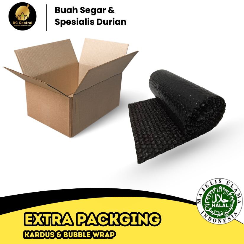 

EXTRA Dus Packing + Bubble Wrap Kualitas Baik