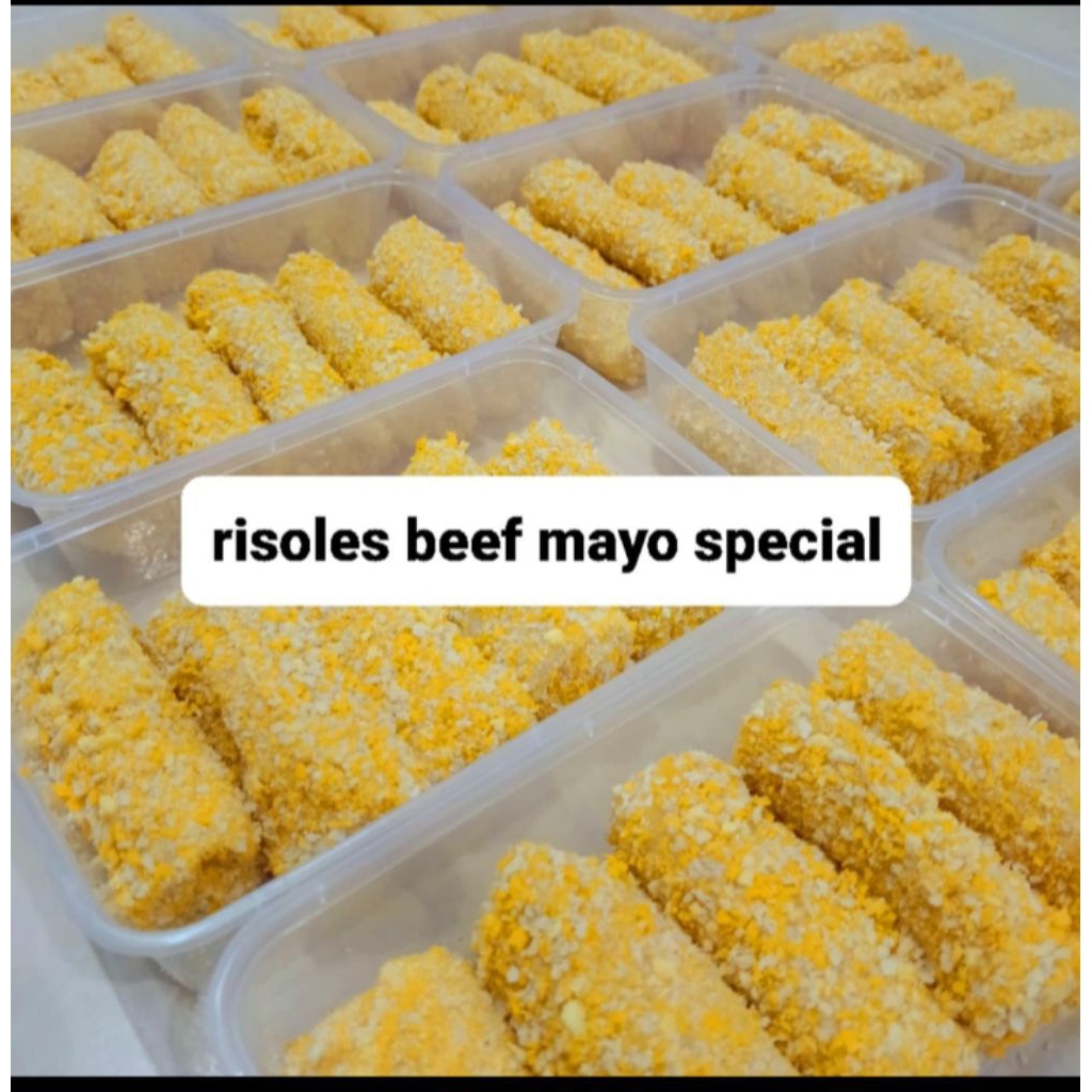 

Risoles beef mayo Frozen food isi 5pcs