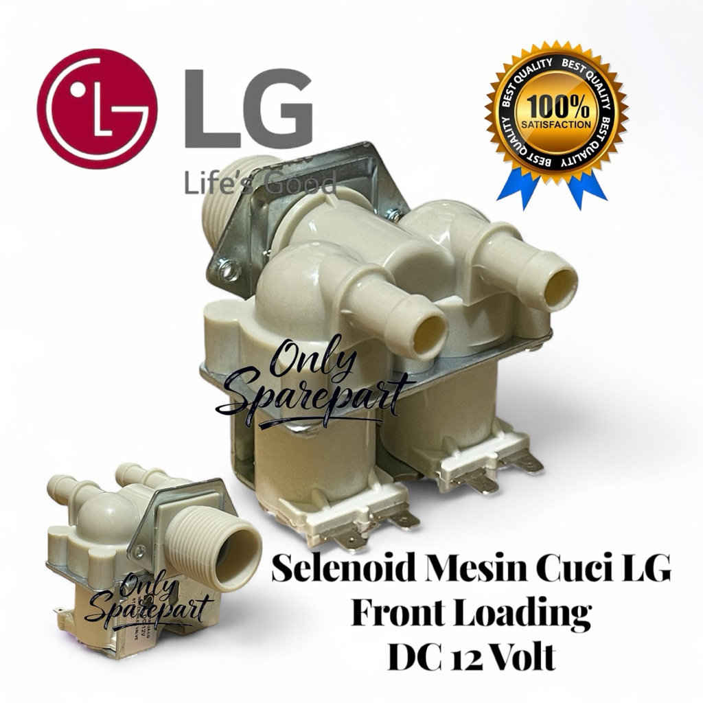 Selenoid Water Inlet Valve Mesin Cuci 2 Inlet LG DC 12 volt - Water inlet LG DC 12V