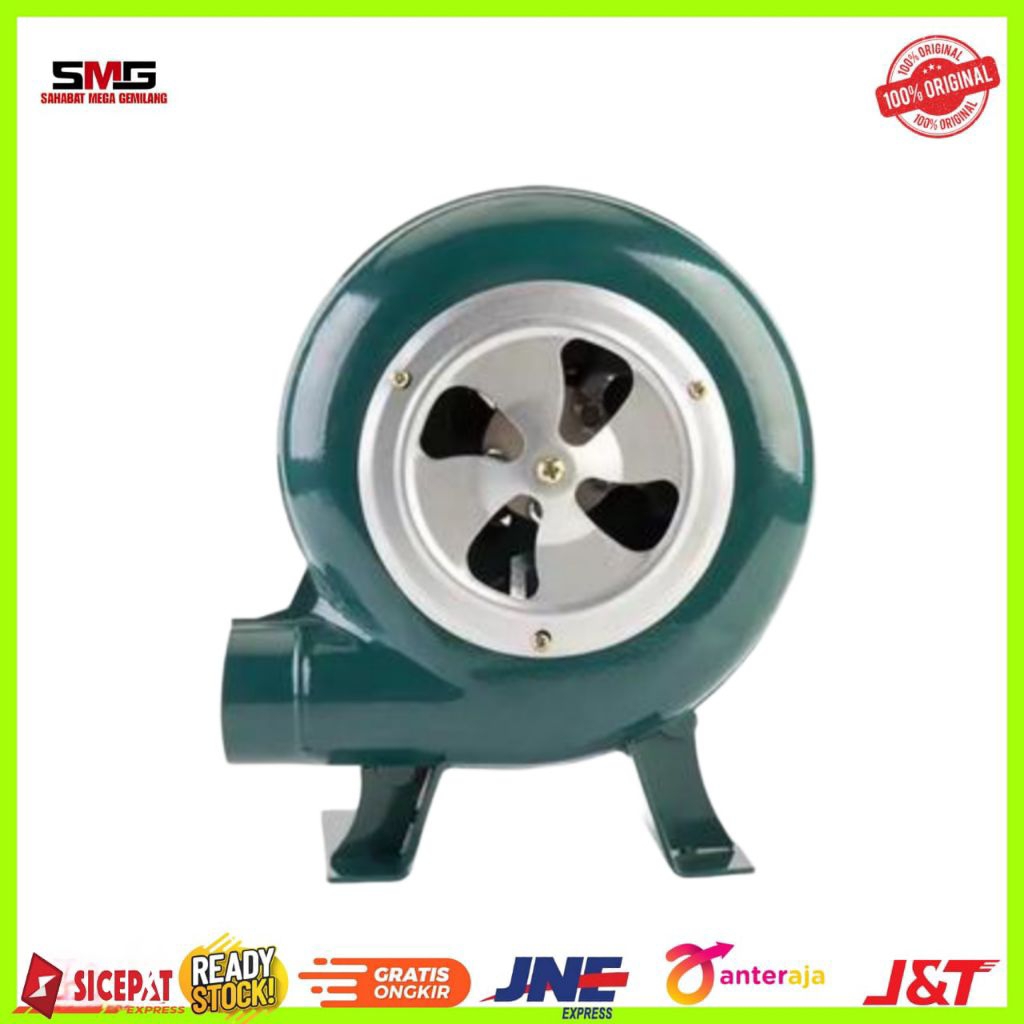 Blower keong hijau kipas angin / Mesin electrik blower kipas duduk