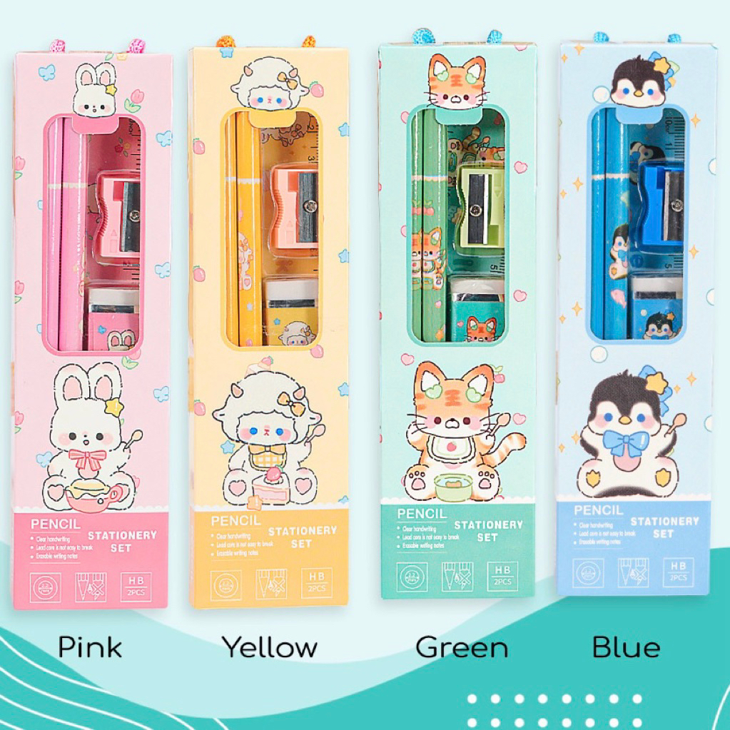 

STUDY SET MURAH / School Set Sekolah Hadiah - Stationery SET