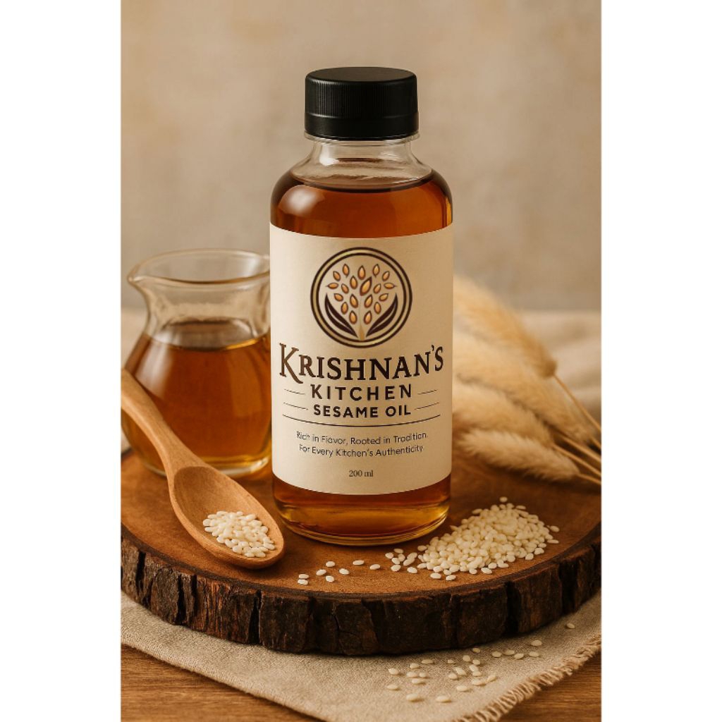 

Minyak Wijen Krishnan Kitchen 200 ml | Sesame Seed Pure Authentic