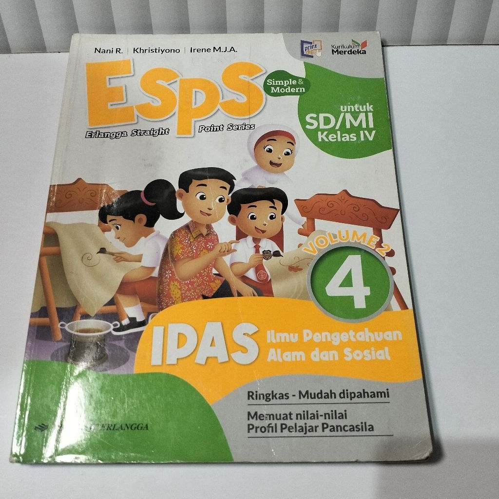 ESPS IPAS KELAS 4 VOLUME 2 KURIKULUM MERDEKA