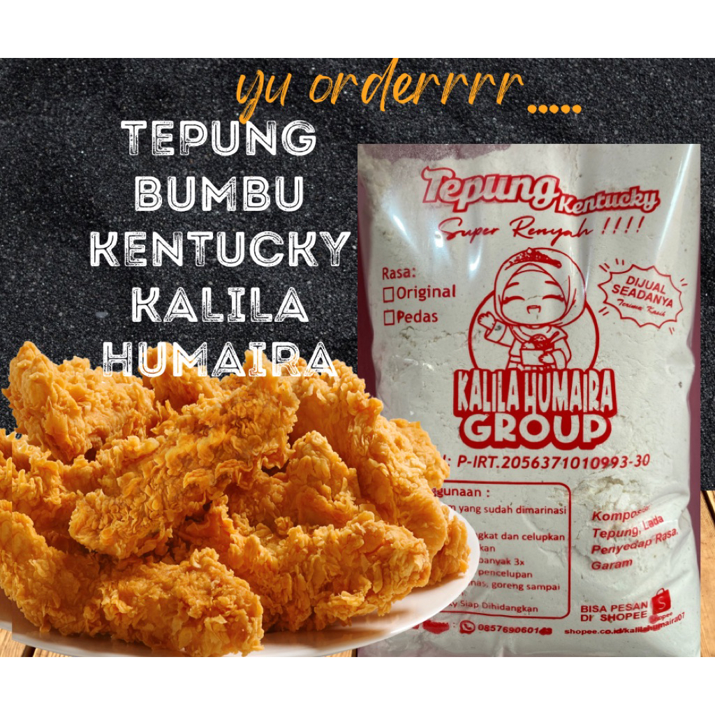 

tepung bumbu kentucky 1/2 kilo