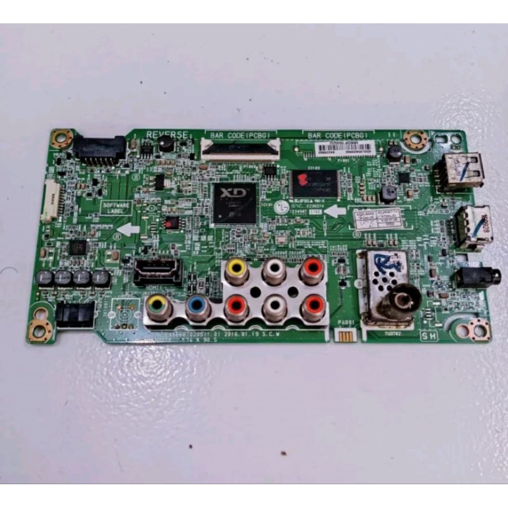 MB MAINBOARD TV LG LED 49lh540t BEKAS NORMAL
