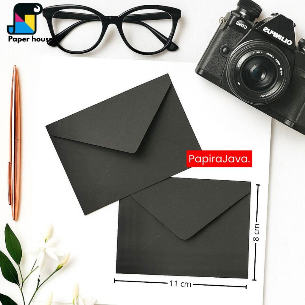 

AMPLOP HITAM/ AMPLOP A7/ AMPLOP UKURAN 11X8 CM/ AMPLOP ASTER BLACK