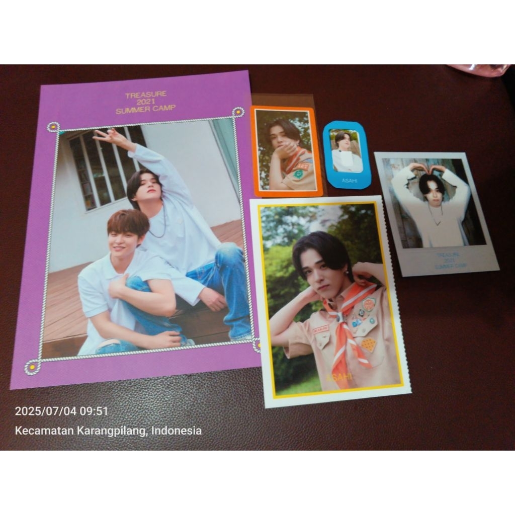[READY OFFICIAL]  TREASURE SUMMER CAMP 2021 ASAHI SET
