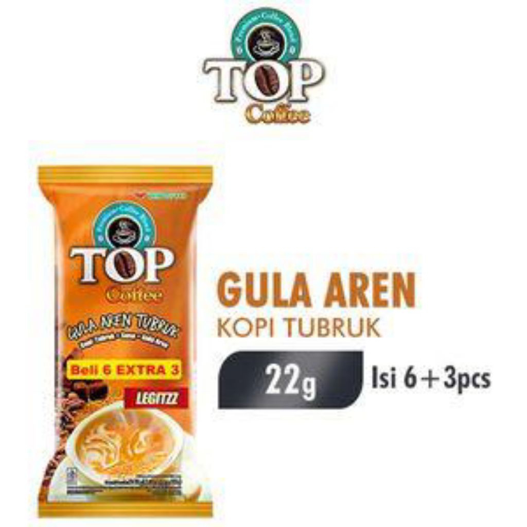 

Top Coffee Kopi Gula Aren Tubruk 9x27g