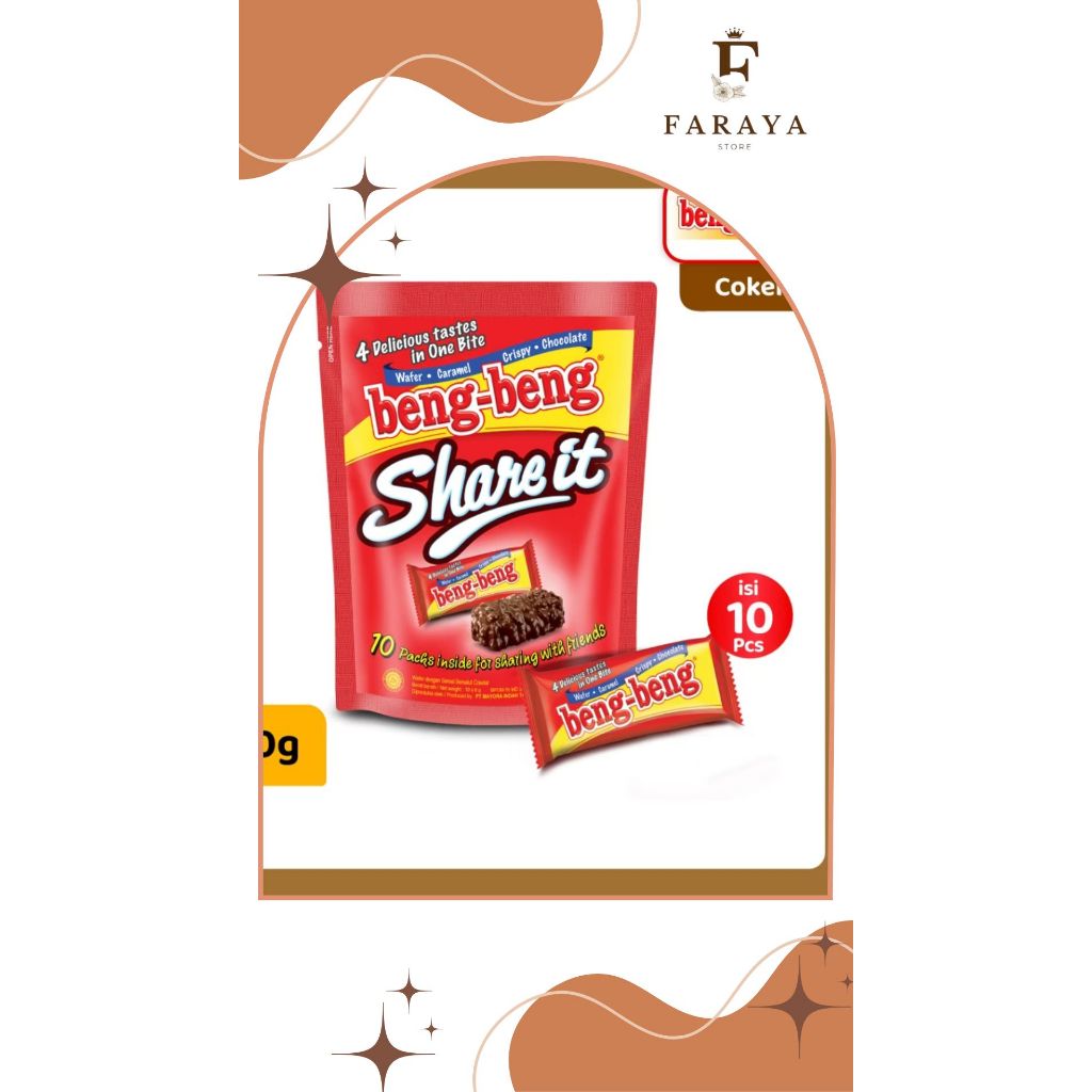 

Beng Beng Share It Pouch Cokelat Susu 25 Pcs