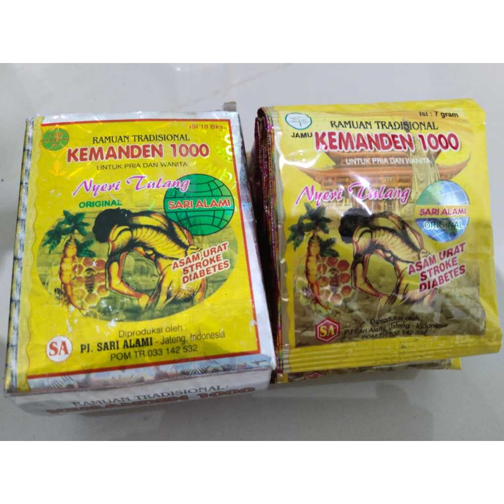 

Herbal Kmd 1000 Serbuk - Original Kemasan Baru isi 10 sachet