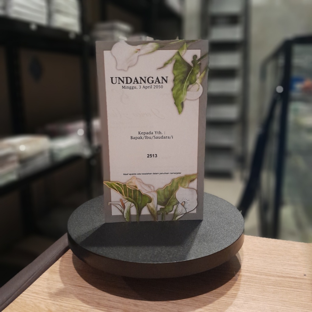 Blangko Undangan Pernikahan / Khitan ERBA 2513 Bahan BC Foil Harga Murah Tangerang