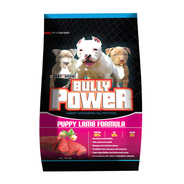 Bully power Puppy Lamb Formula 25Lbs (Junior)/11.34kg