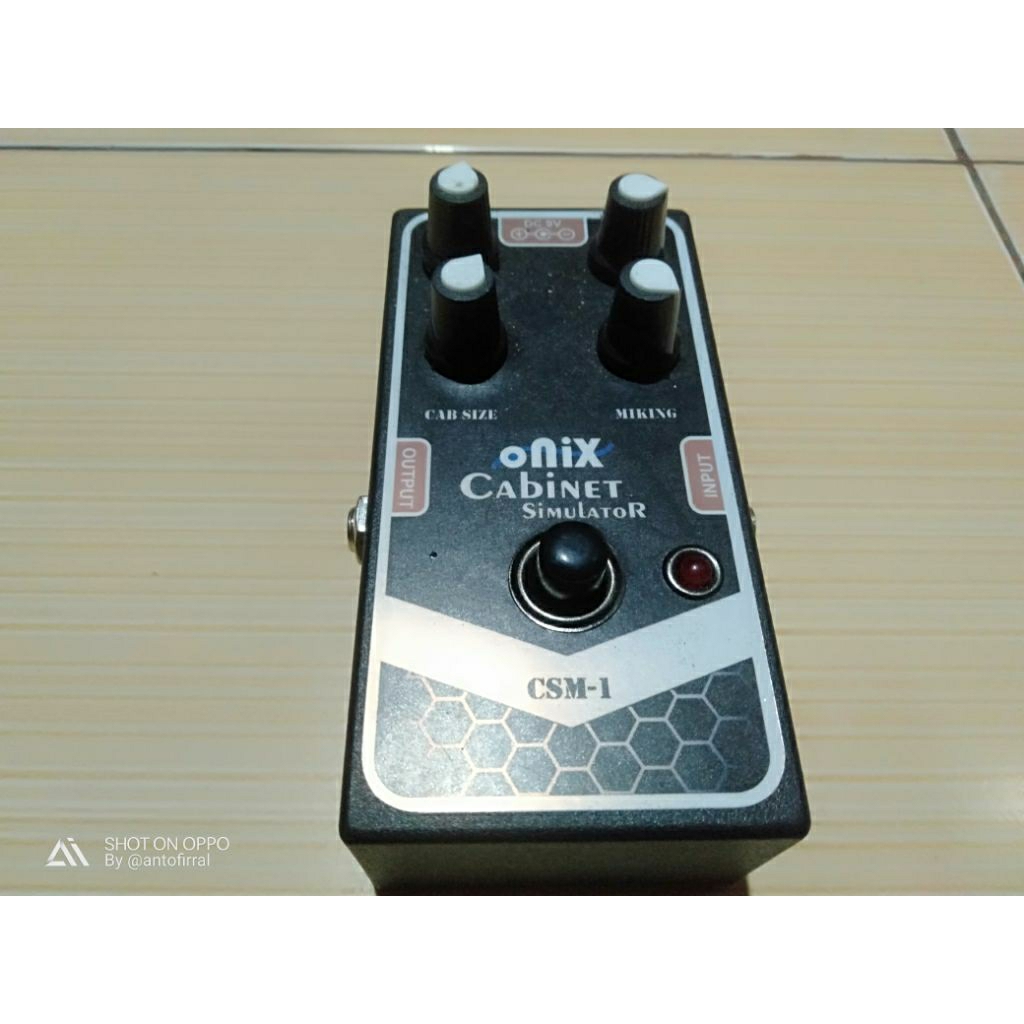 efek gitar stombox..onix kabinet simulator