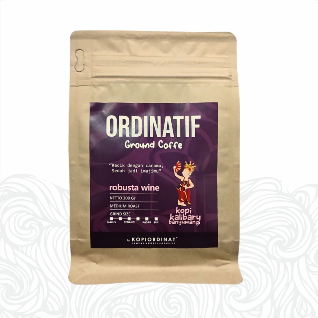 

Forcysn Kopi Bubuk Ordinatif - Kopi Robusta Wine Kali Banyuwangi 200 Gr