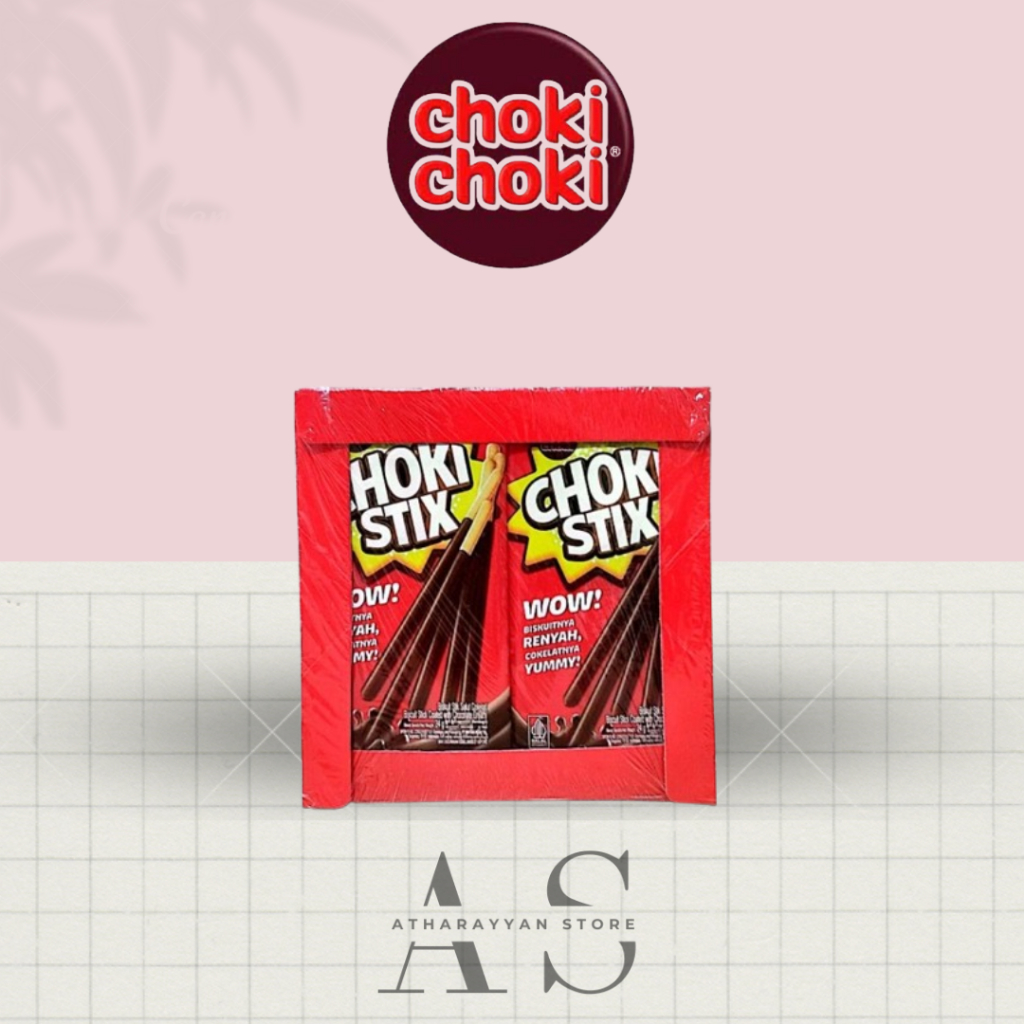 

CHOKI CHOKI - CHOKI STICK CHOCOLATE 1 PACK ISI 12 PCS BY ATHARAYYAN STORE