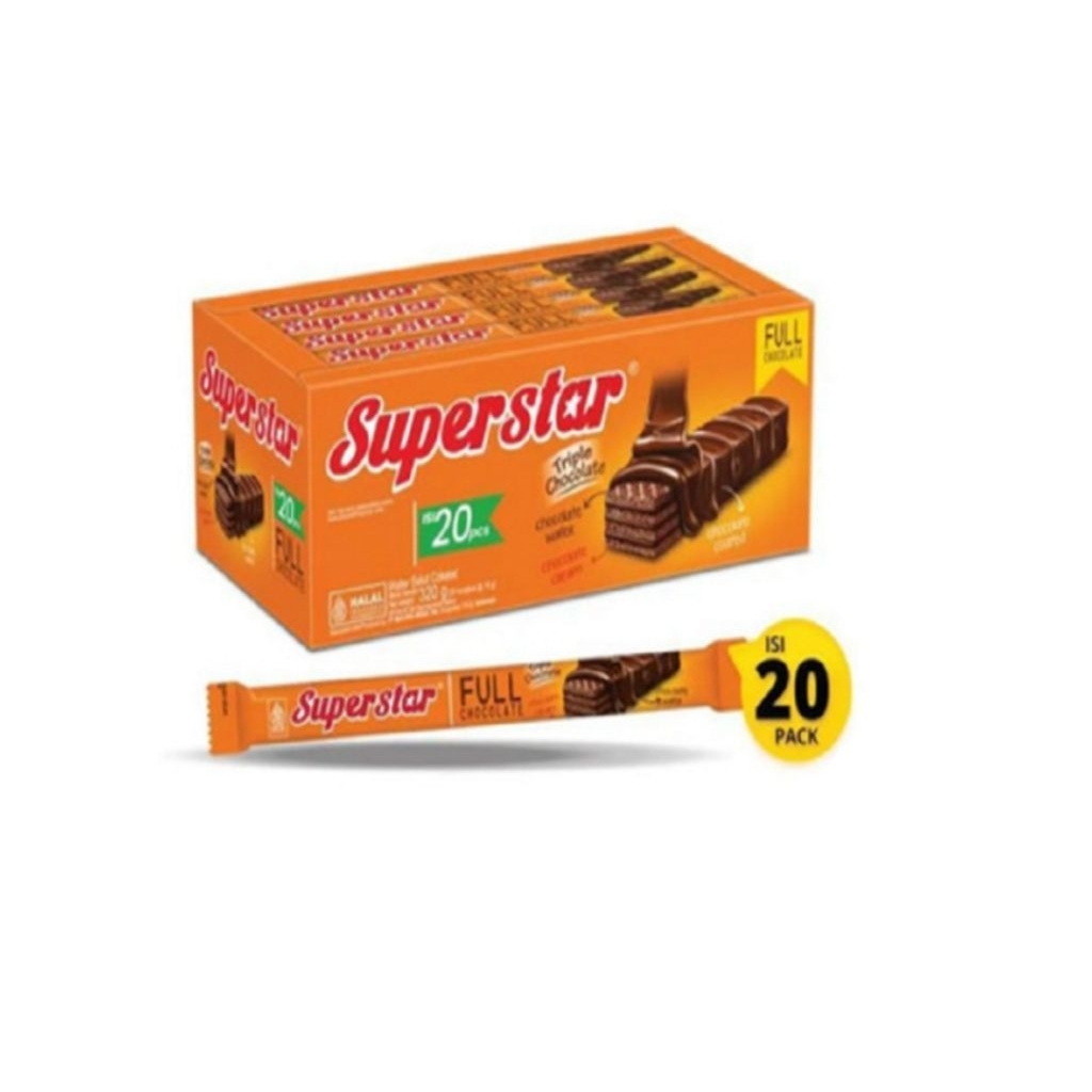 

SUPERSTAR TRIPLE CHOCO 16gr BOX 20PCS