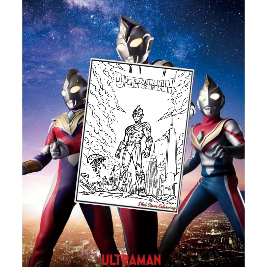 

KERTAS GAMBAR MEWARNAI TEMA ULTRAMAN SUPERHERO ISI 10 LEMBAR GAMBAR BERBEDA / KERTAS GAMBAR TEBAL / PAUD / SD / TK