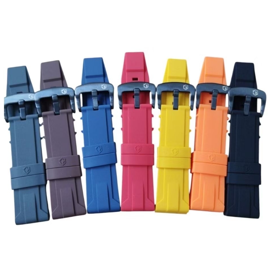 Strap Tali Jam Expedition 24mm Karet Silikon Jam Tangan Expedition Premium