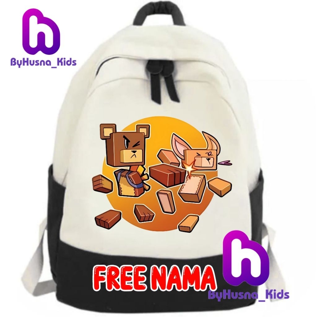 TAS RANSEL ANAK SUPER BEAR ADVENTURE GAME ANAK SUPER BEAR ADVENTURE