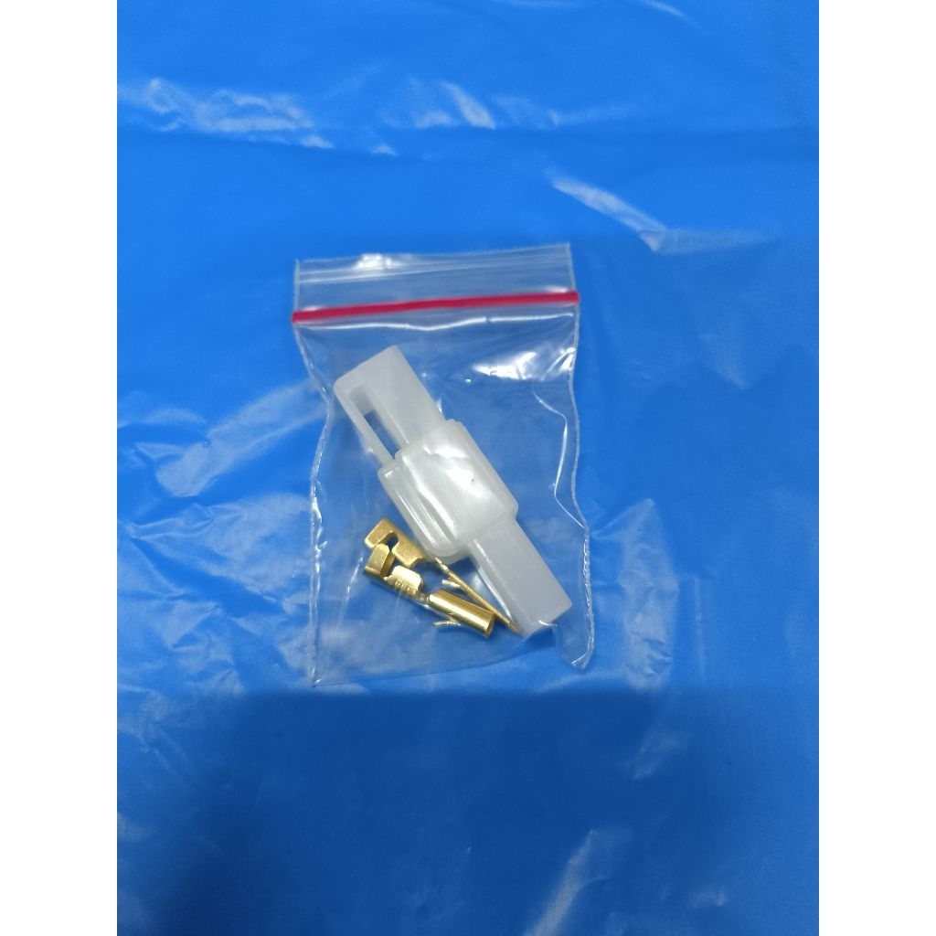 Socket Motor 1 Pin Besar / Soket Konektor Kabel 1 Pin + Skun (Set)