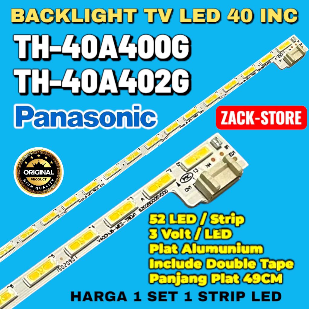 BACKLIGHT TV LED PANASONIC 40 INC TH-40A400G TH-40A402G LAMPU BACKLIGHT TV PANASONIC TH40A400G 40A40
