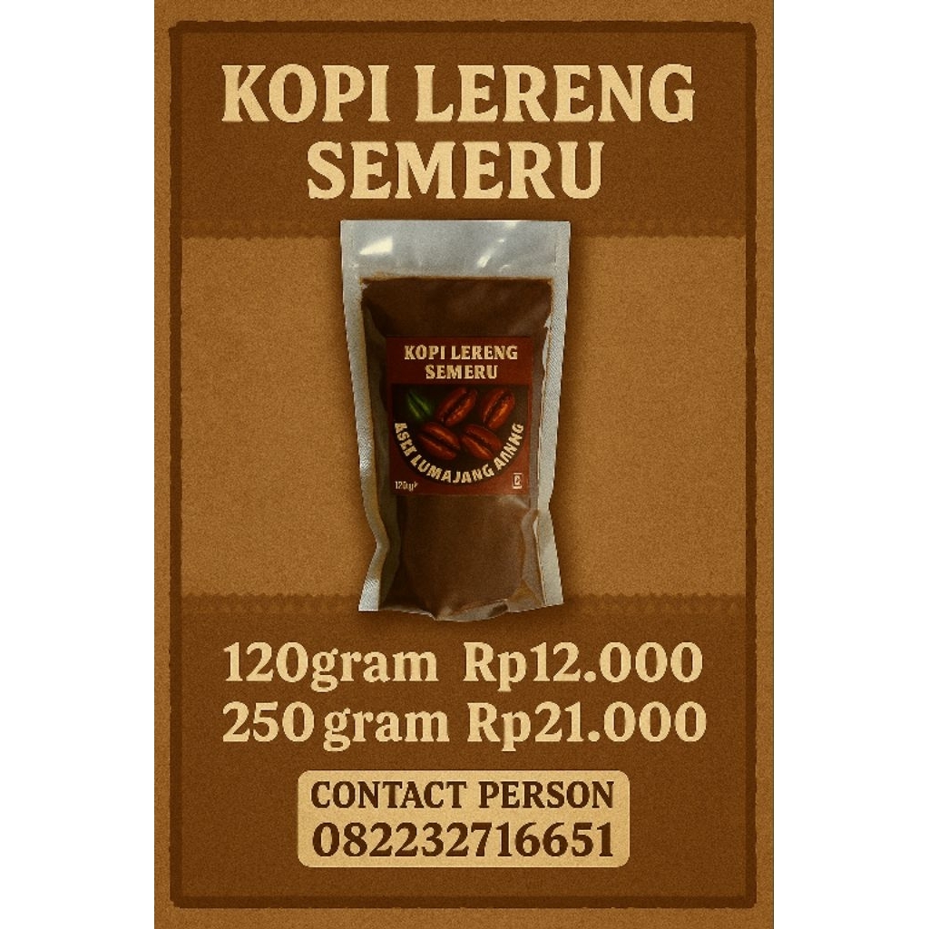 KOPI LERENG SEMERU