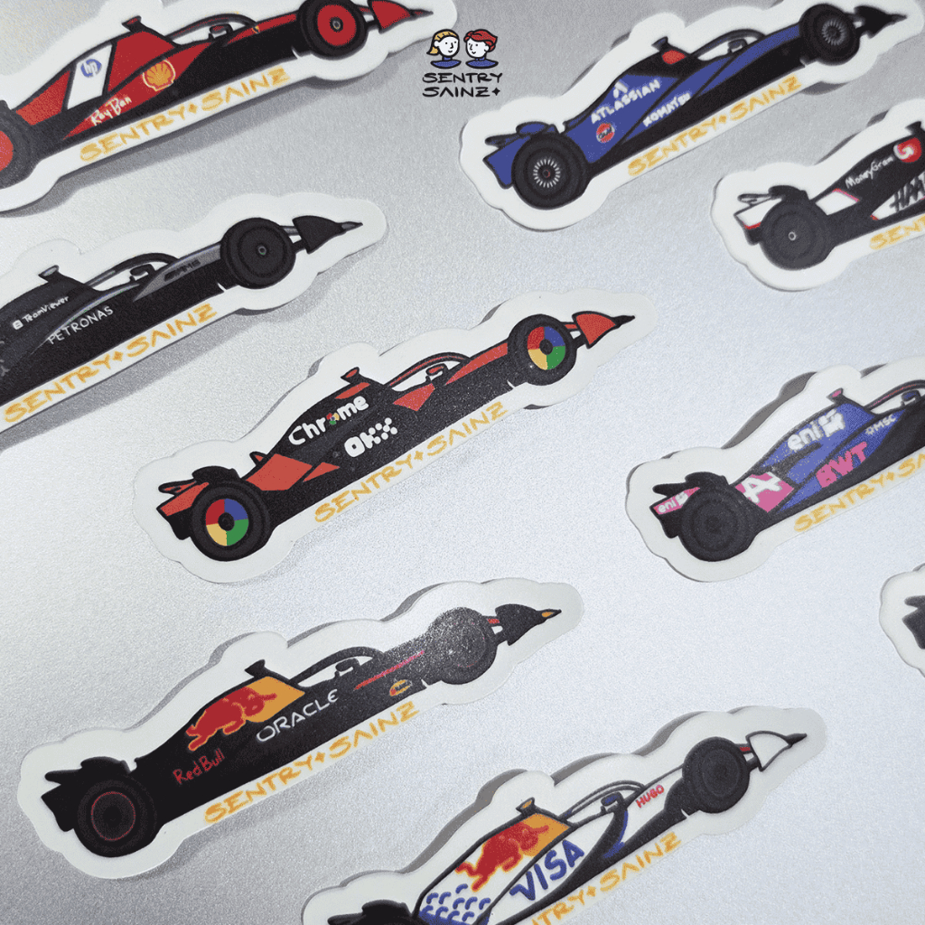 

[sentrysainz] Sticker F1 2025 Cars Vinyl Matte