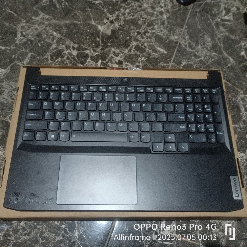 FRAME KEYBOARD LAPTOP Lenovo IdeaPad Gaming 3-15IHU6 3-15ACH6 ORIGINAL