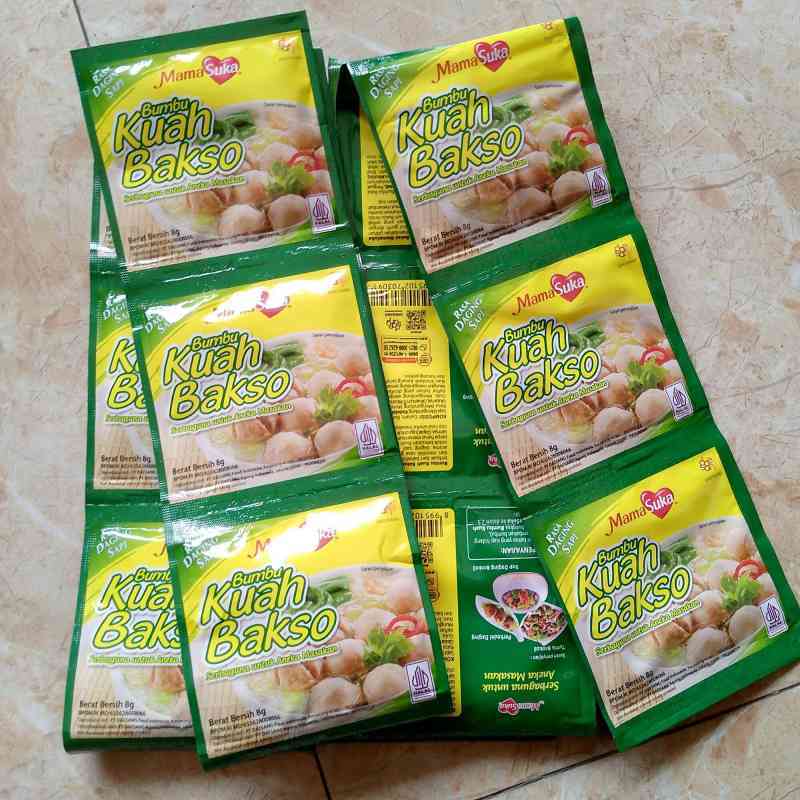 

MAMASUKA BUMBU KUAH BAKSO RENCENG ISI 12 SACHET
