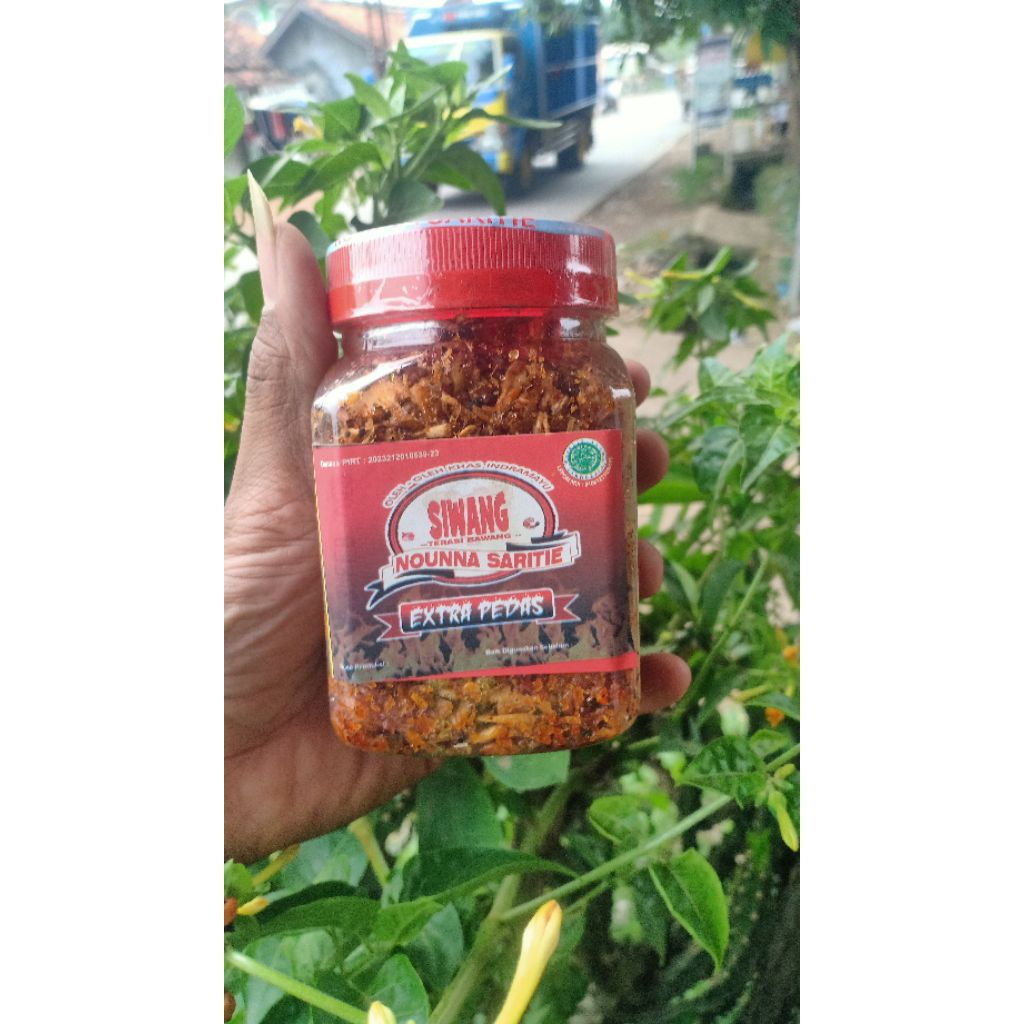 

Siwang Nounna Saritie Extra Pedas 170gr / Siwang Terasi Bawang Asli Indramayu