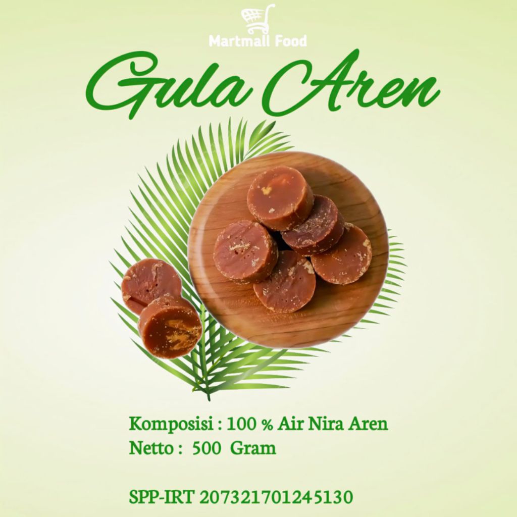 

Gula Aren Asli Premium Isi 500 Gram Organik