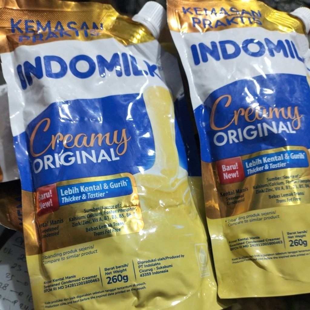 

SKM putih 260g Indomilk creamy original