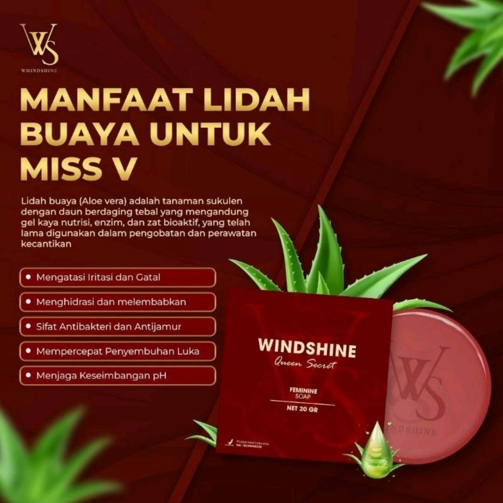 Sabun Miss V Windshine/Sabun Windshine Feminime/SerbaKosmetikMurah/Grosir Kosmetik