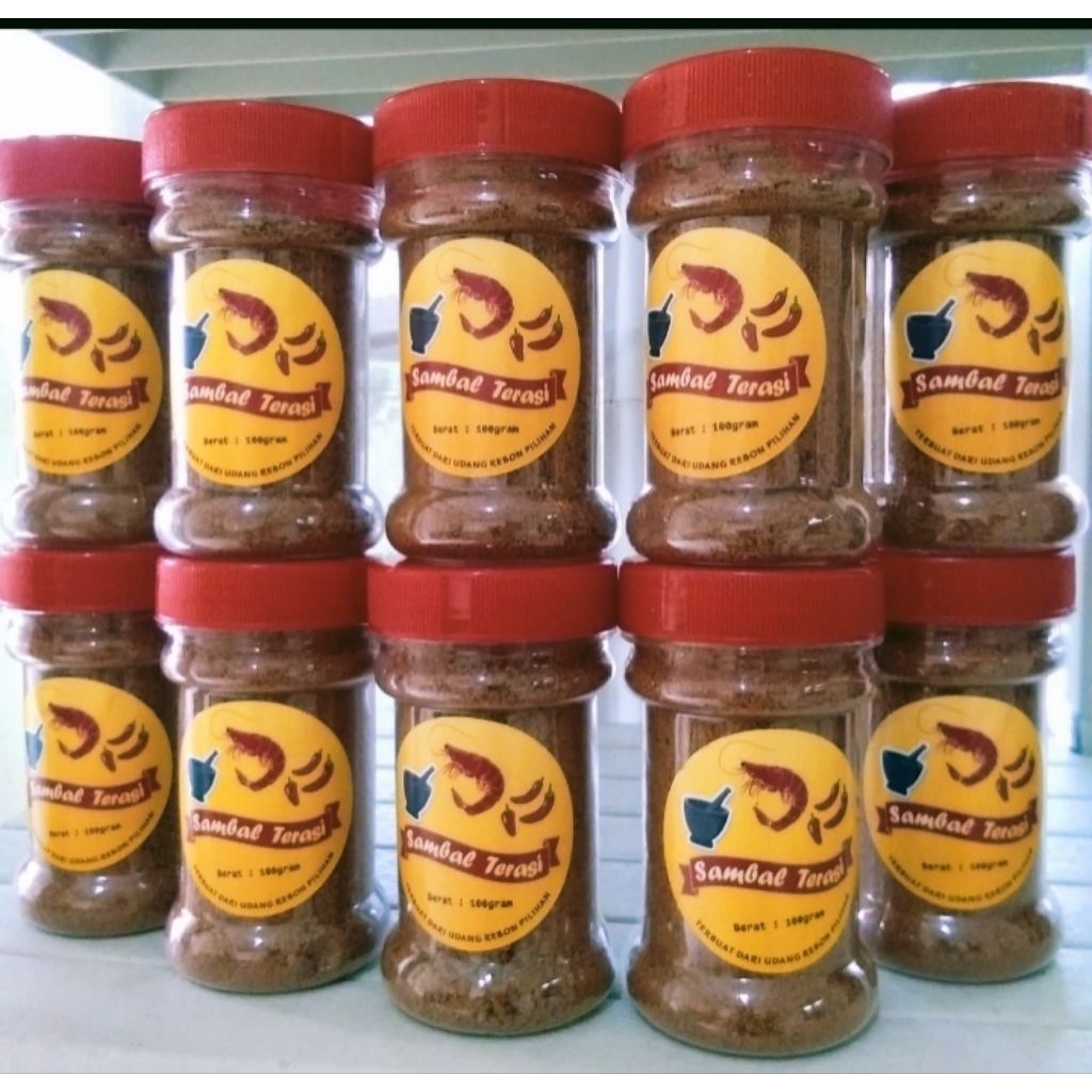 

Sambal Terasi Matang Siap Makan Asli Pontianak 100gr