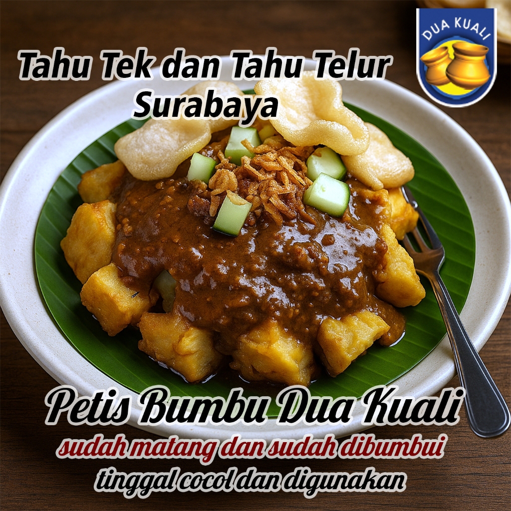 

Dua Kuali Sambal / Sambel Petis Bumbu Udang sudah matang dan berbumbu, siap cocol dan digunakan