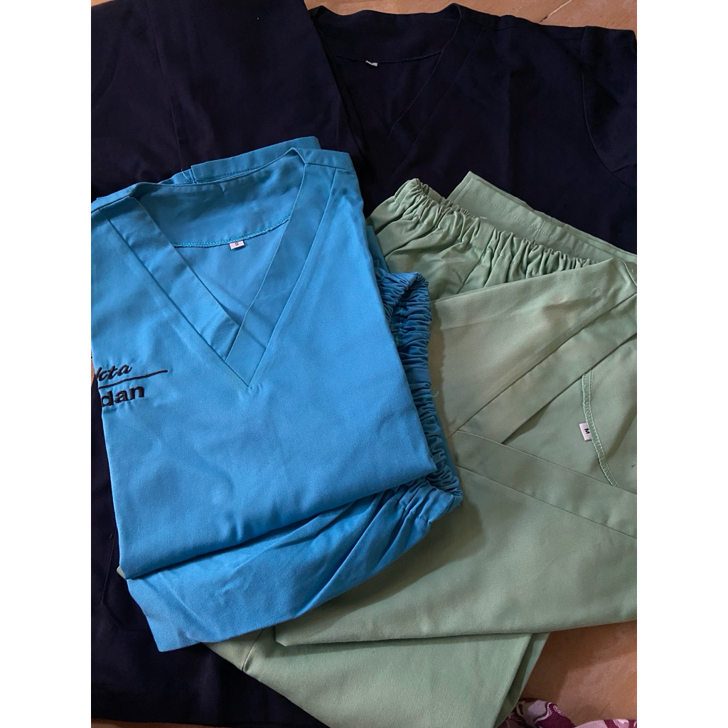 PL BAJU OK /BAJU JAGA lengan panjang DOKTER PERAWAT BIDAN SIZE S&M