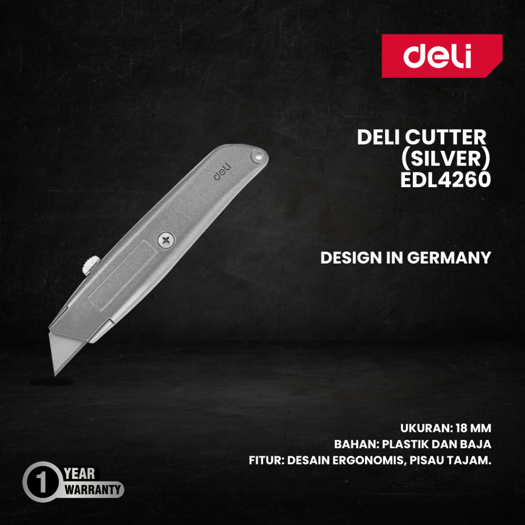 

DELI CUTTER(SILVER) EDL4260