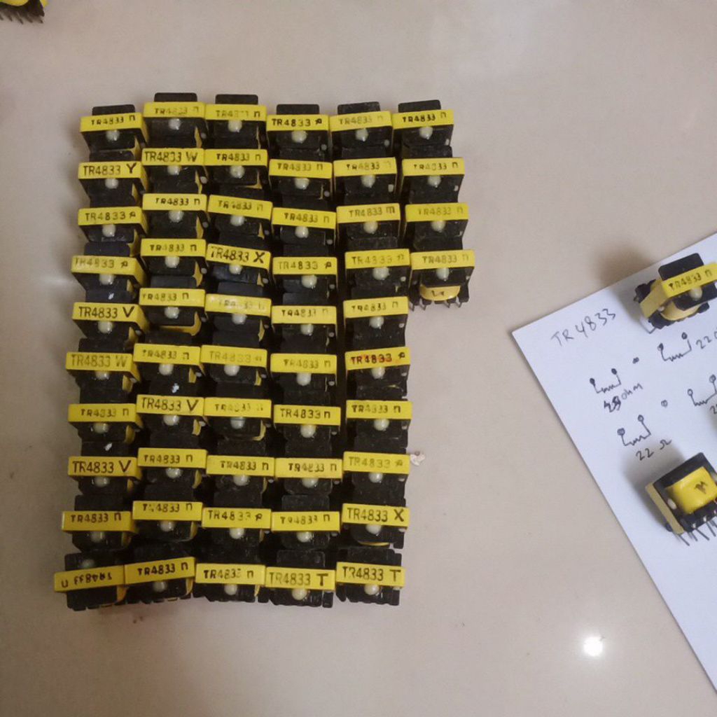 TRAVO SWITCHING EE16 TR833N/3021/5014/4031/CH8001/FB1022/BD.ETM10A1/trafo ferit/travo kuning/travo e