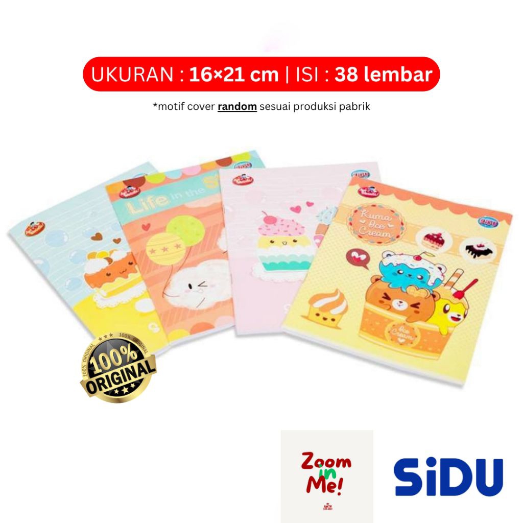 

(ECERAN) BUKU TULIS SEKOLAH SIDU ISI 38 LEMBAR / BUKU TULIS SINAR DUNIA / SIDU 38