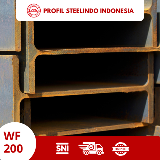 Besi WF 200 Panjang 1 meter