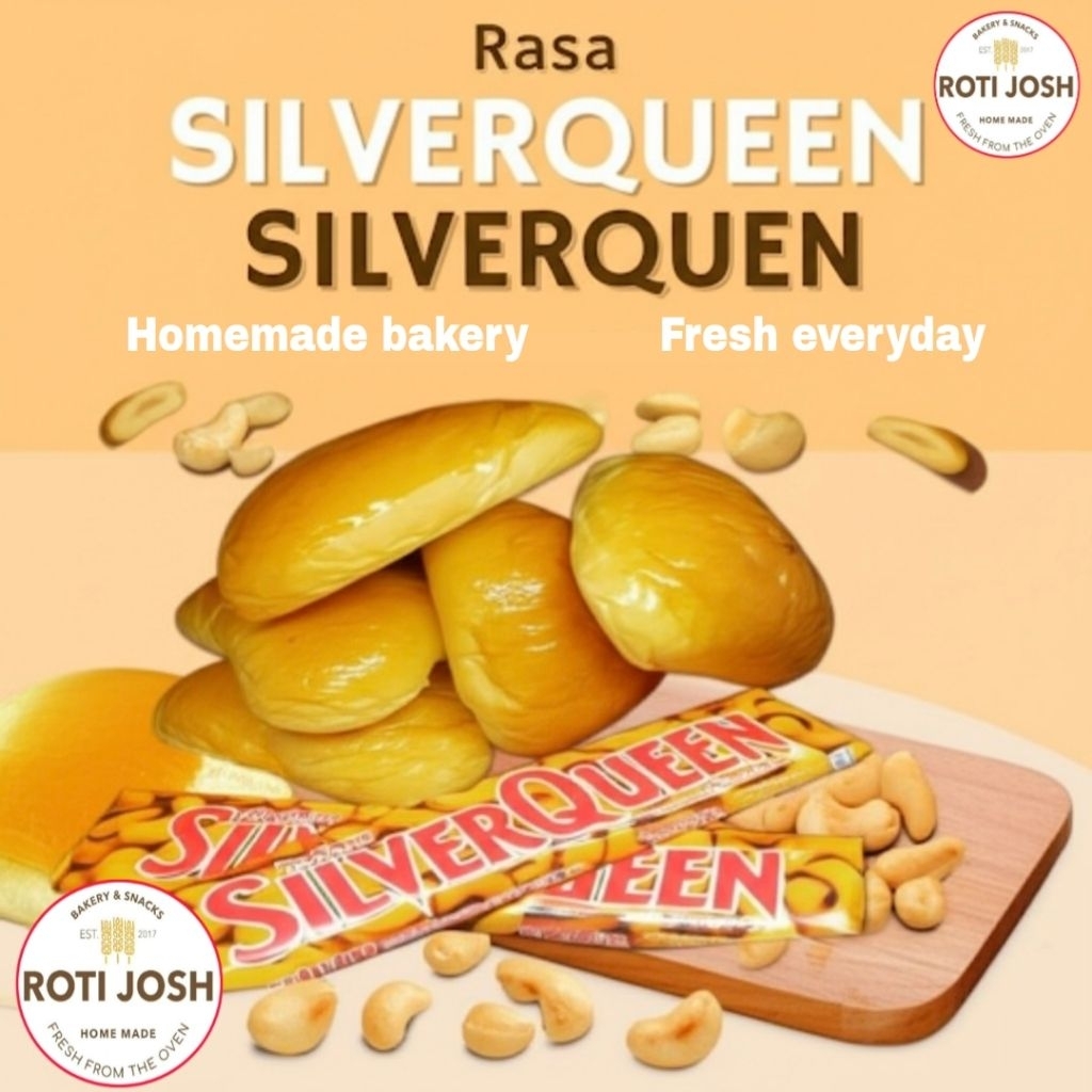 

Roti SilverQueen - Roti Josh. (pesan sebelum jam 4 sore dikirim besok harinya)