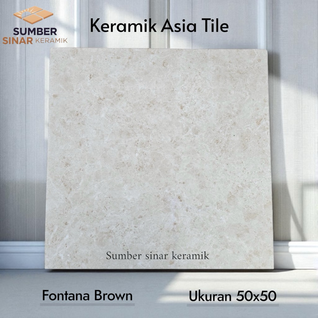 Keramik 50x50 Asia Tile Fontana Brown