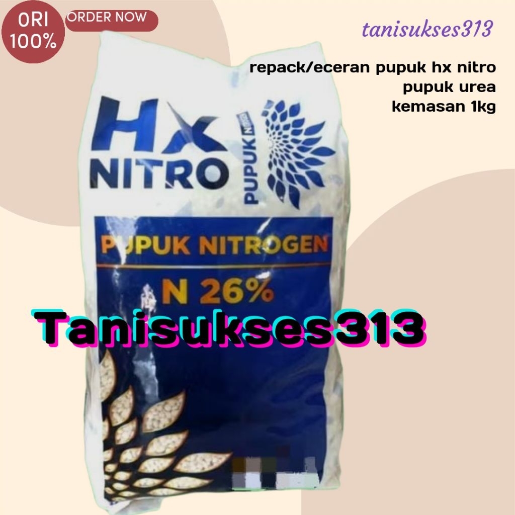 Repack eceran 1kg pupuk urea hx nitro pupuk hx dgw fertilizer urea bermutu kemasan 1kg PUPUK HX NITR