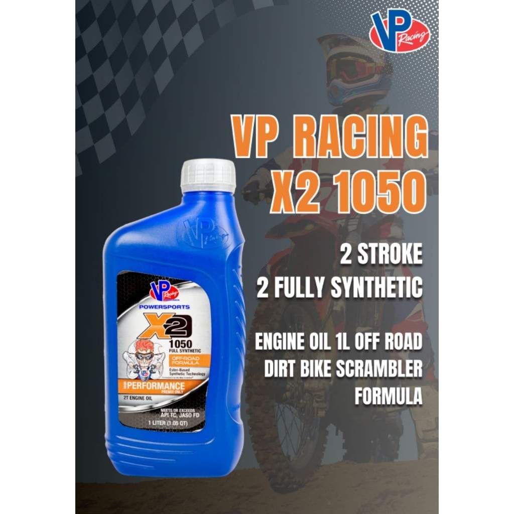 vp racing oil x2 1050 2 Stroke oli samping vp racing x2 Full synthetic