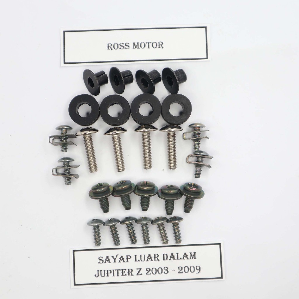 Baut Sayap Luar Dalam Jupiter Z 2003 - 2009 | Baud Sayap Jupiter Z New dan Lama