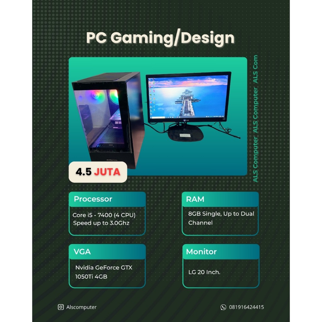 1 Set PC GAMING DESIGN & EDITING